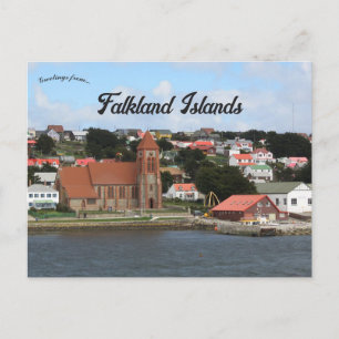 Christ Church-katedralen Stanley Falklandsöarna Vykort