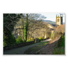 Christ Church Sowerby Bridge: Historiska Church Ba Fototryck