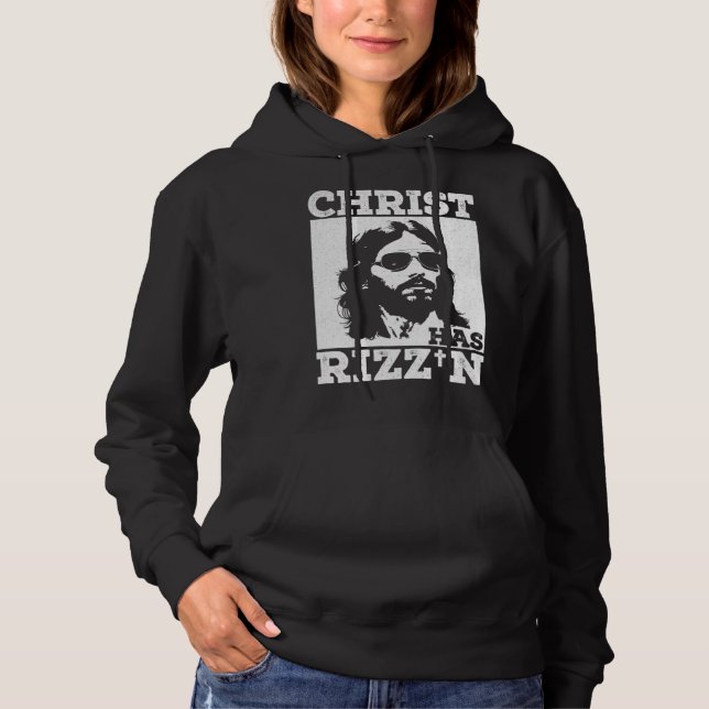 Christ has Rizz n Risen Cool Jesus Charisma Game H T Shirt (Framsida)