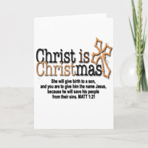 CHRIST IS CHRISTMAS HELGKORT