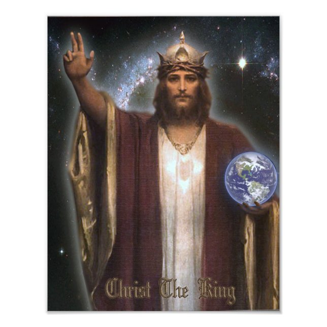 CHRIST KUNG HELIG POSTER (Framsidan)
