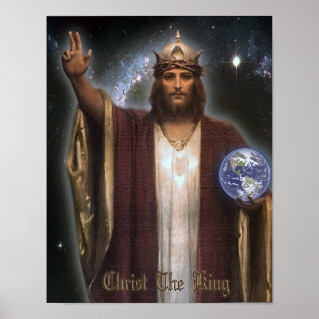 CHRIST KUNG HELIG POSTER (Framsidan)