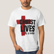 CHRIST LIVES Han är Risen Christian Kor Påsk