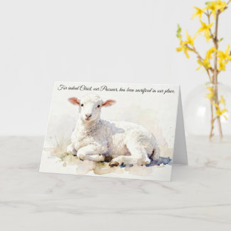 Christ Our Passover: Christian Passover card Kort