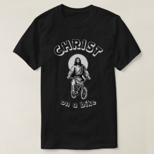 CHRIST PÅ EN BIKE! T SHIRT