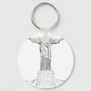 christ redeemeren nyckelring