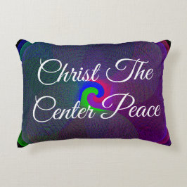 Christ The Center Peace Geometric Accent Pillow Prydnadskudde