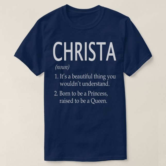 Christa Namn Gift 86 T Shirt (Design framsida)