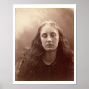 Christabel porträtt av maj Prinsep, c.1867 (sepia Poster