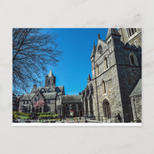 ChristChurch Cathedral, Dublin Ireland Postcard Vykort
