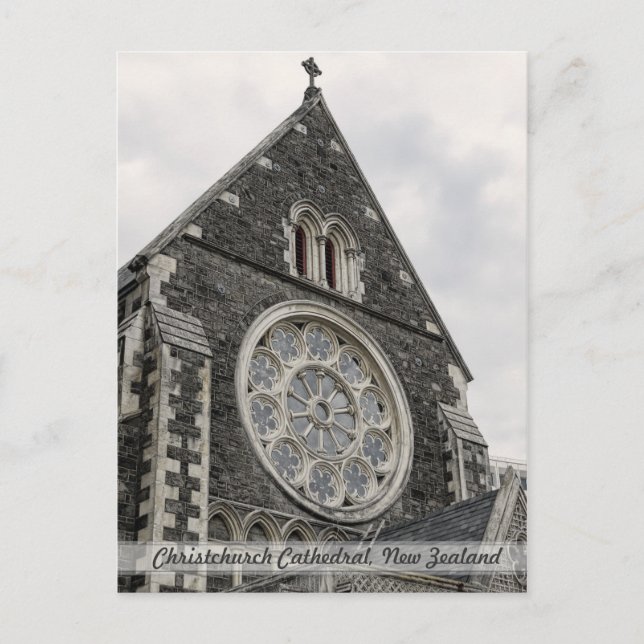 ChristChurch Cathedral, New Zealand Postcard Vykort (Framsida)