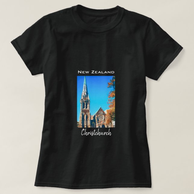 ChristChurch Cathedral New Zealand-resa T Shirt (Design framsida)