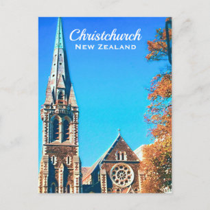 ChristChurch Cathedral New Zealand-resa Vykort