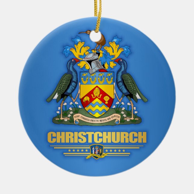 ChristChurch Julgransprydnad Keramik (Framsidan)