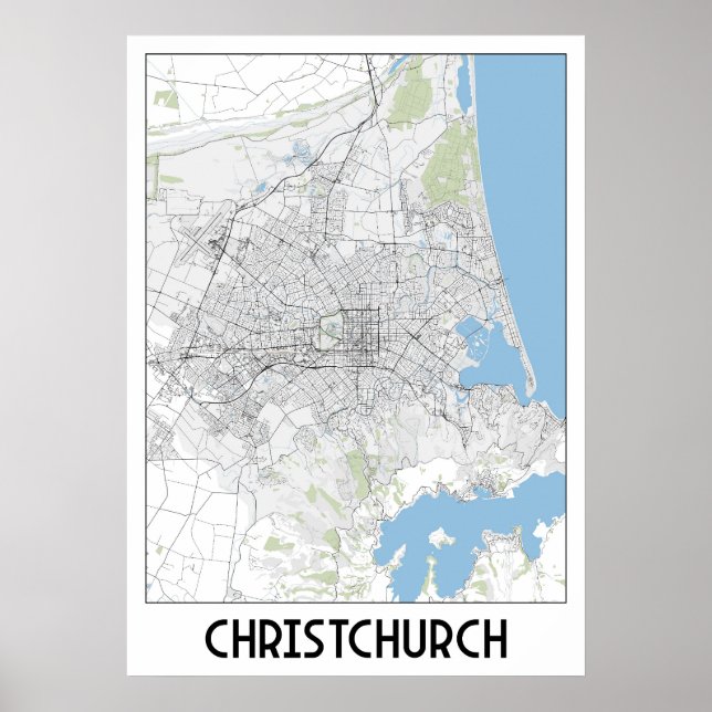 ChristChurch karta Poster (Framsidan)