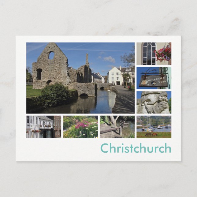 ChristChurch multiimage Vykort (Framsida)