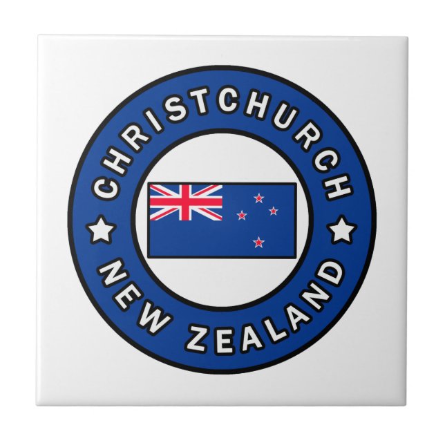 ChristChurch Nya Zeeland Kakelplatta (Framsidan)