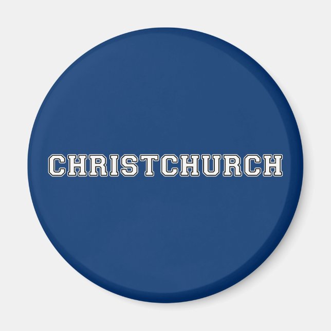 ChristChurch Nya Zeeland Magnet (Framsidan)