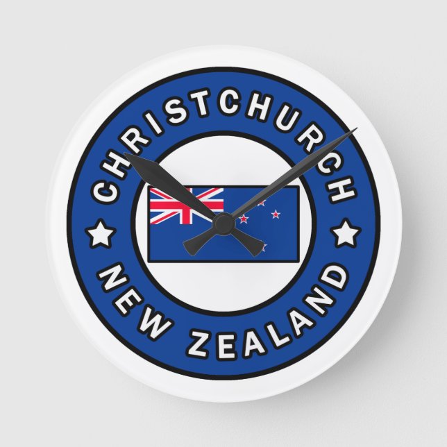 ChristChurch Nya Zeeland Rund Klocka (Framsida)