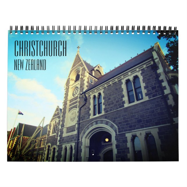 Christchurch NZ 2026 Kalender (Omslag)