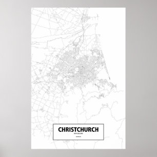 Christchurch som är nyazeeländsk (svarten på vi poster