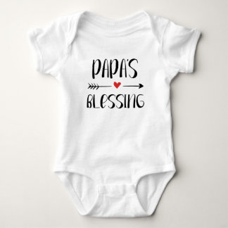 Christelijk baby romper - Papa's Blessing. T Shirt