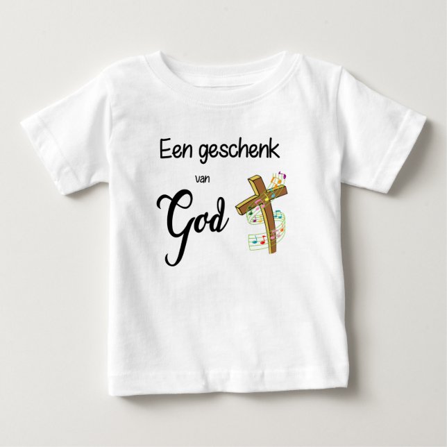 Christelijk baby shirt - Je bent een geschenk T (Framsida)