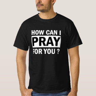 Christelijk heren T-shirt - Hur kan jag be för dig