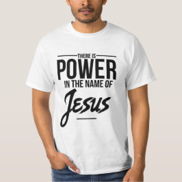 Christelijk heren t-shirt - Jesus är Power