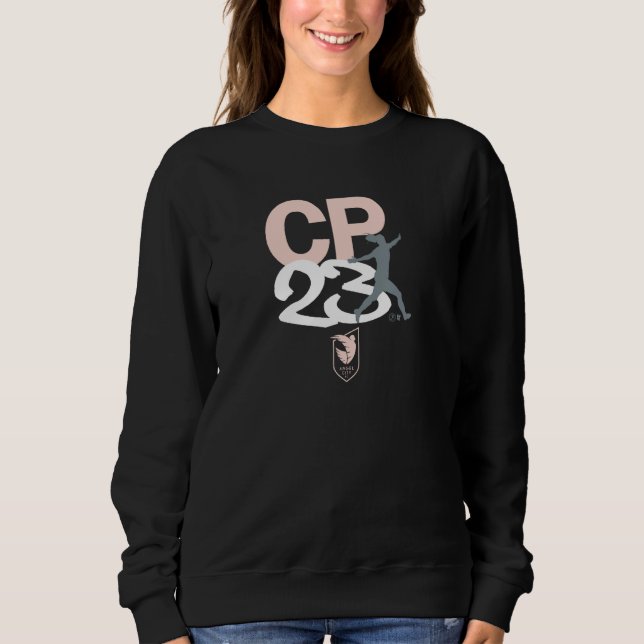 Christen Press CP23 Angel City FC  NWSL Soccer T Shirt (Framsida)