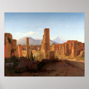 Christen Schjellerup Købke The Forum, Pompeii Poster