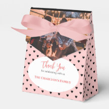 Christening 1 Section Photo Salmon Rosa Hearts