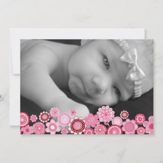 Christening Baptism Girls Fotoinbjudan till Inbjud Inbjudningar