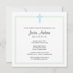 Christening/Baptism-inbjudan - Anpassa Inbjudningar