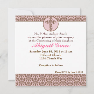 Christening/Baptism-inbjudan Inbjudningar