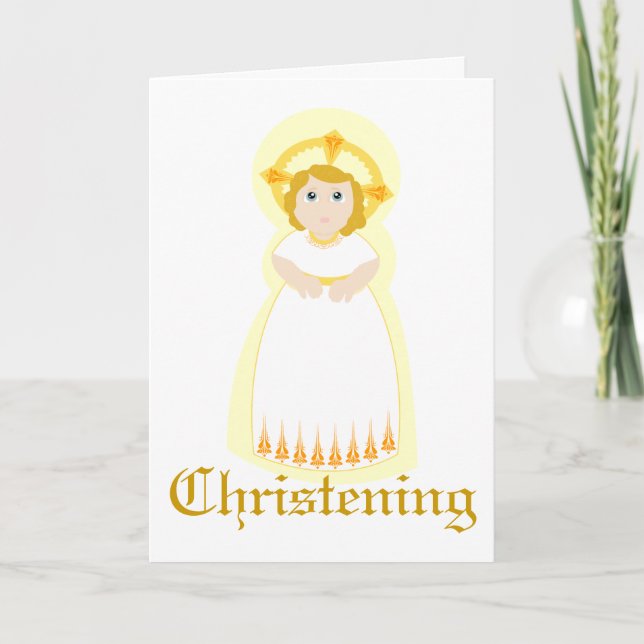 Christening-Customize Kort (Framsida)