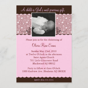 Christening/dop- Invitaion Inbjudningar