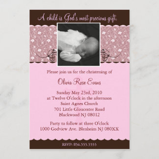 Christening/dop- Invitaion Inbjudningar