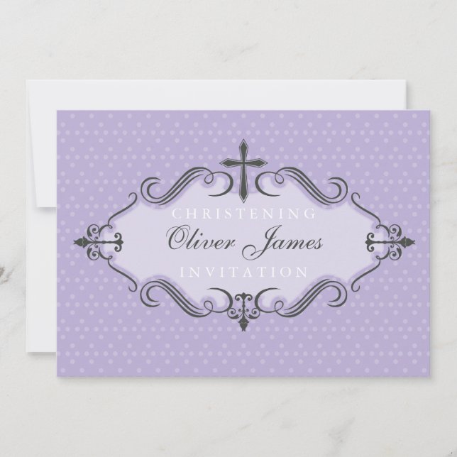 CHRISTENING INBJUDAN: viva 6L Inbjudningar (Framsida)