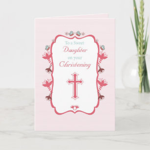 Christening Sweet DoDotter på Rosa Kort