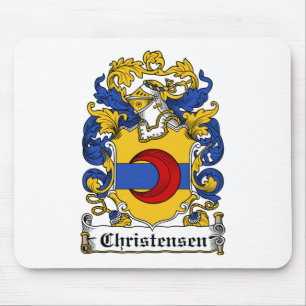 Christensen familjvapensköld musmatta