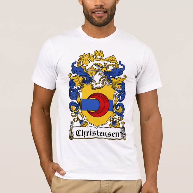Christensen familjvapensköld t-shirt (Framsida)