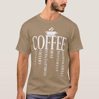 Christerest Coffee Kristus ger förlåtelse  T Shirt