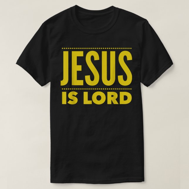 Christerest Jesus är Herre Kristet evangelium Gif T Shirt (Design framsida)