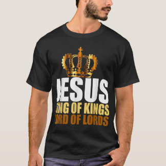 Christerest Jesus Kung från Kung Lord of Lords Chr T Shirt