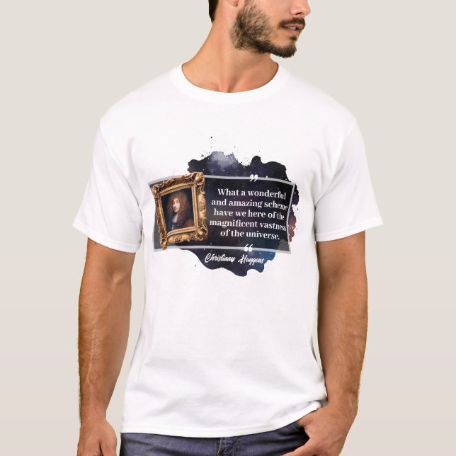 Christiaan Huygens Quote T Shirt (Framsida)