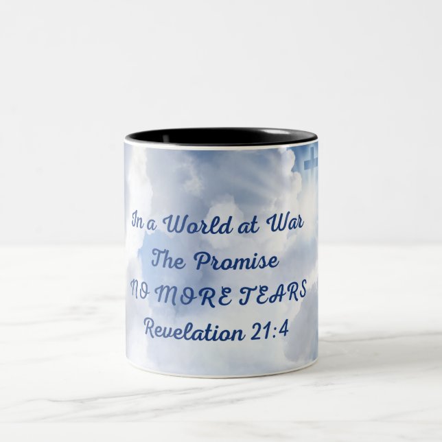 Christian 11oz Mugg, inspirationell bibel Verse Mu Två-Tonad Mugg (Center)