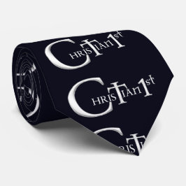 Christian 1st. Blåblå marin Slips