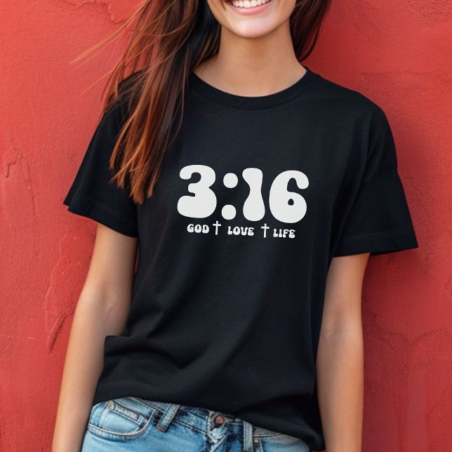 Christian, 3:16 Bible Verse Women's T-Shirt (Skapare uppladdad)