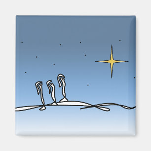Christian 3 Wise Manar Abstract Design Magnet